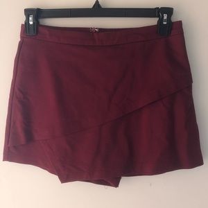 Maroon Gianni Bini Skort Size M